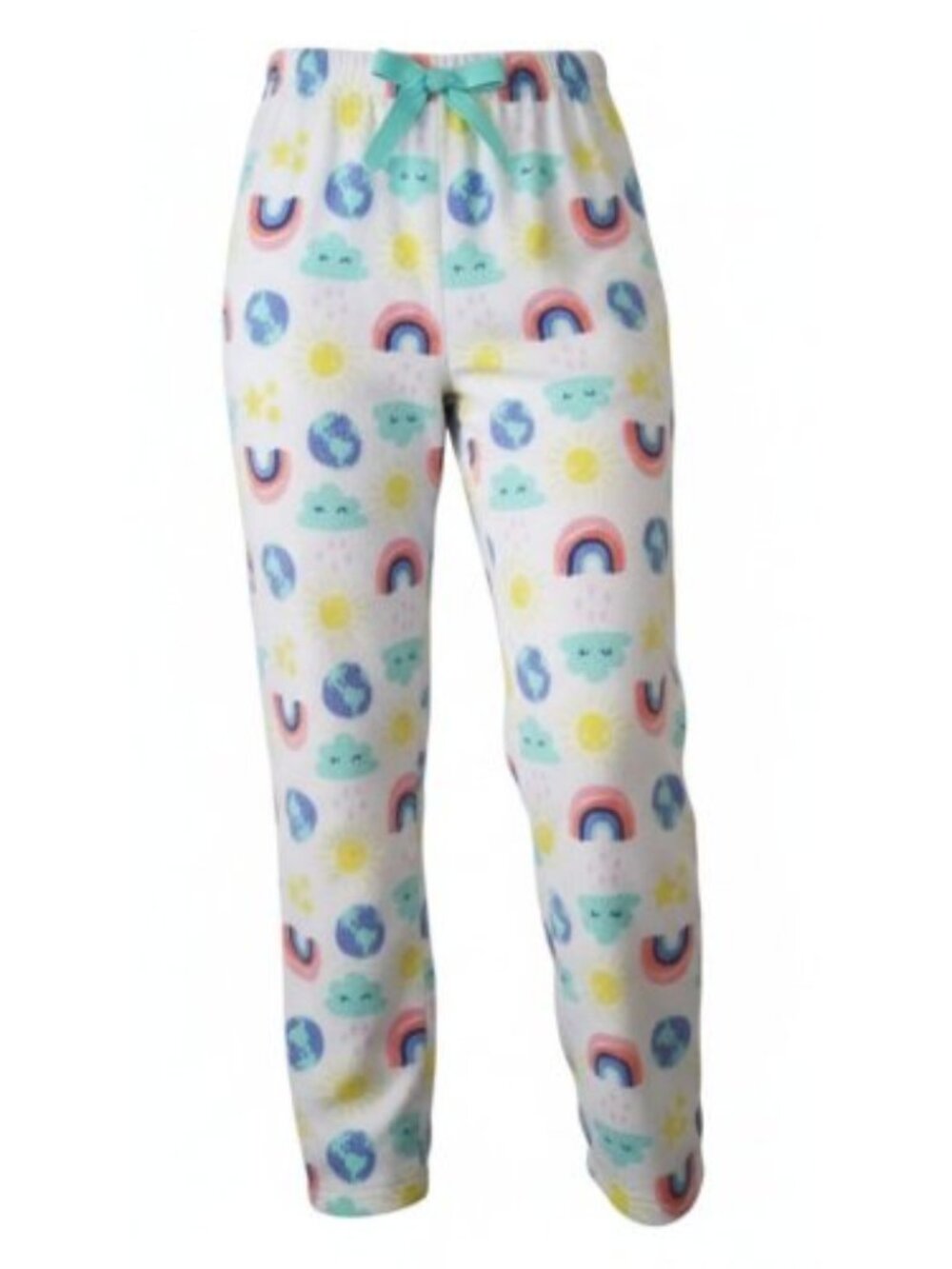 CARTER'S Sunshine and Rainbow Fleece Sleep Pants Girls Size 8